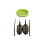 Set 2 Momitoare In-line Flat, Method Feeder cu Matrita 30g