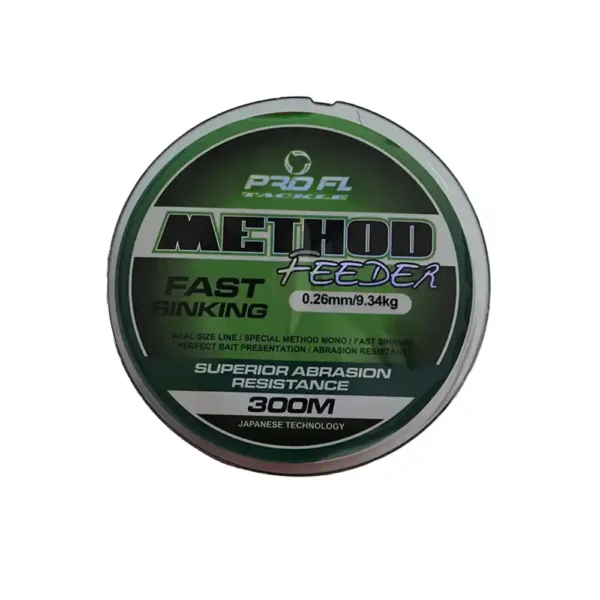 Fir Pescuit Method Feeder Pro FL Fast Sinking 0.26mm 9.34kg 300m