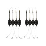 Set 8 monturi method feeder, cu tija long cast 30,40,50,60gr