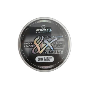Fir Textil PRO FL Strategist 8X Feeder Braid Sinking 0.18mm 22kg 300m – Shock Leader