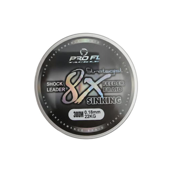 Fir Textil PRO FL Strategist 8X Feeder Braid Sinking 0.18mm 22kg 300m – Shock Leader