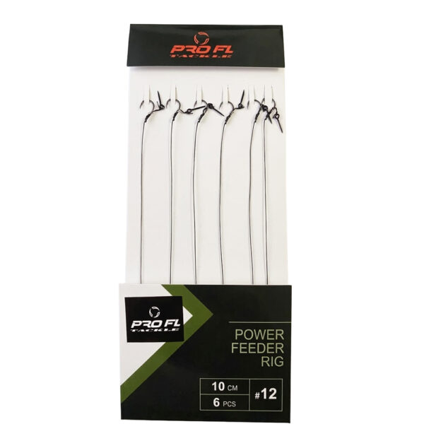 Set 6 carlige legate ProFL classic feeder rig nr12