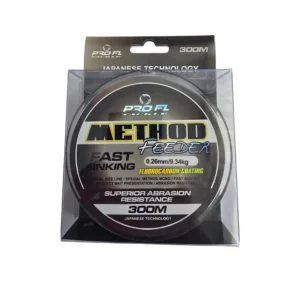 Fir Pescuit Method Feeder Pro FL Fast Sinking 0.26mm 8.44kg 300m Maro 3