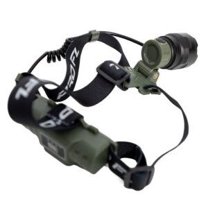 Lanterna Frontala ProFL Dual Led (albAlbastru UV) 1 acumulatori, afisaj digital (4)