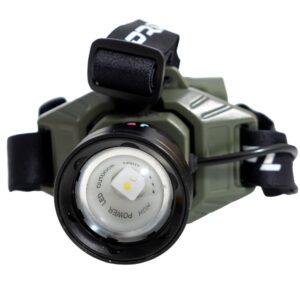 Lanterna Frontala ProFL Dual Led (albAlbastru UV) 2 acumulatori, afisaj digital (2)
