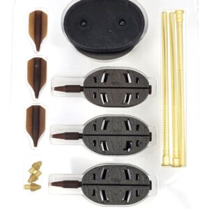 Set 3 Momitoare In-line Dura Flat, Method Feeder X-Large 30g,40g,50g, cu Matrita 1
