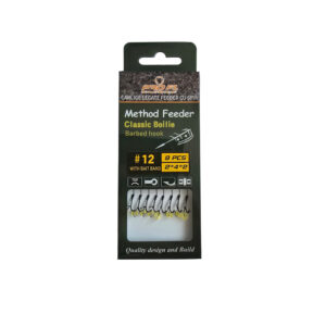 Set 8 carlige legate FL Feeder Hook cu banda nr12