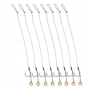 Set 8 carlige legate FL Feeder Hook cu banda nr14 3 (2)